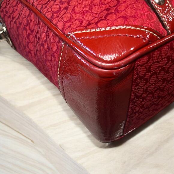 Y2K Coach F12344 Mini Signature Gallery Tote Bag & Wristlet - Picture 13 of 16